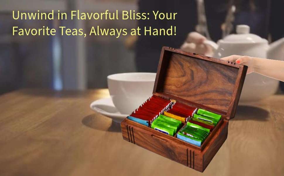 India House Wooden Box Tree Of Life Keepsake Storage Multi Utility Hand Carved| Multipurpose Box| Jewelry Box (8 inch) 4