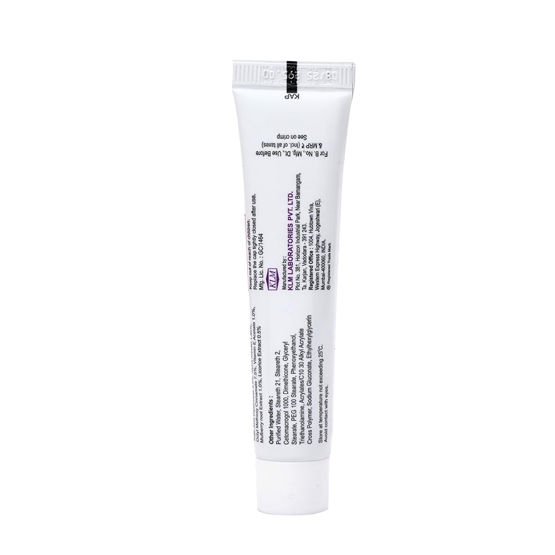KLM Kojitin Emulgel, 15gm| Advanced Skin Lightening & Protection Formula |Dermatologist-Recommended 5
