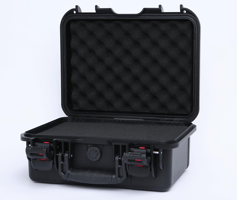 AxiGear 15in Waterproof Hard Case with DIY Customizable Foam Insert (13.5 x 10 x 6in Interior) 1
