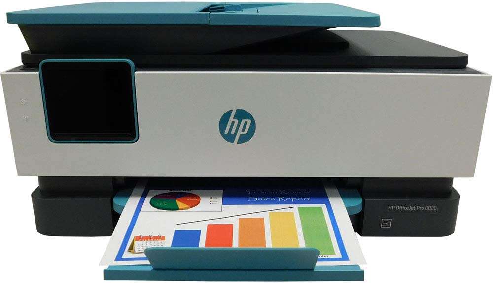 HP Officejet Pro 8028 All-in-One Printer, Scan, Copy, Fax, Wi-Fi and Cloud-Based Wireless Printing (3UC64A) 1