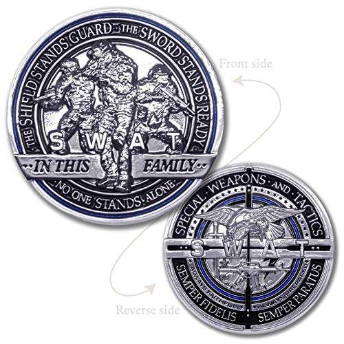 Armor Coin & Emblem - SWAT Team Challenge Coin in Presentation Box with Bonus polishing Cloth 3