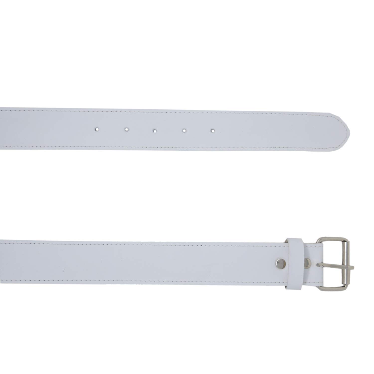 Exotique White Formal Faux Leather Belt For Women (BW0024WT) 4