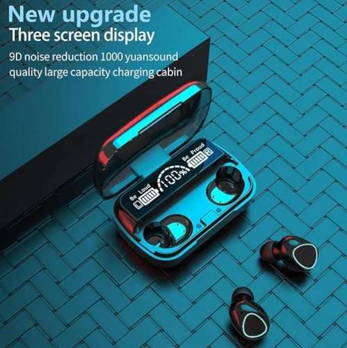 NIUTA 2023 Bluetooth 5.1 Headphones Wireless Earbuds HiFi Stereo, 40H Playtime in-Ear Earbud, Bluetooth Earbuds with LED Power Display, IP7 Waterproof Wireless Earphones Sport Headset for Android iOS 5