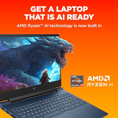 HP Victus Gaming Laptop, AMD Ryzen7 7840Hs,16.1 Inch (40.9 Cm),Fhd,16 Gb Ram, 512Gb Ssd,Nvidia Geforce RTX 3050 Laptop Gpu,Performance Blue,16-S0095Ax - Windows 11 Home 6