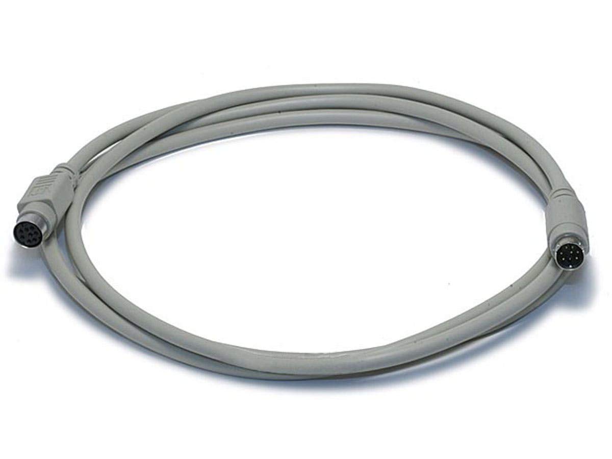 Monoprice 6-Feet MDIN8 M/F 0.0423611111111111 Cable, Beige (100534) Brown 1