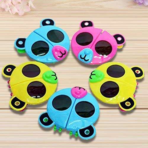 VINAYAKAMART Birthday Return Gifts for Kids Foldable Sun Glasses for Kids (12 Pcs Sun Glass) with 10 Balloons 4