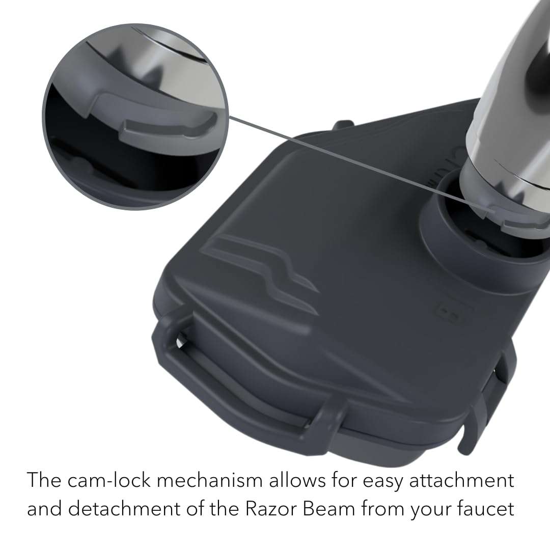 TRYCK, Razor Beam: Pressure-Wash Your Razor & Enjoy a Cleaner Shave, Safety Razor Pressure Washing Device 6