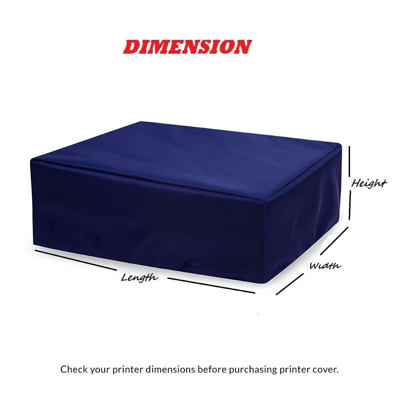 CRAFTIFYR Printer Covers Compatible for HP Color LaserJet Managed Flow MFP E87640z Plus - Bundle Product 40 ppm, Water Resistant, Dust Proof, Washable Cover (Blue) 6