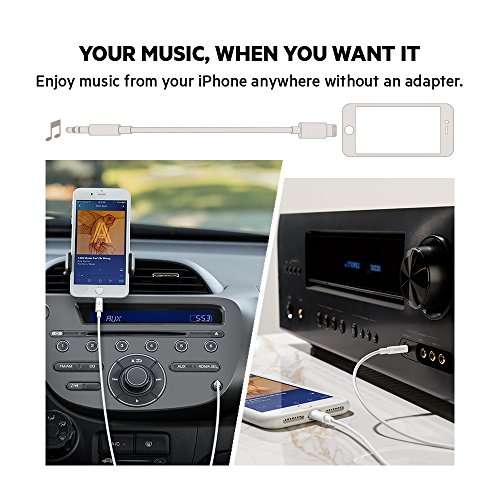 Belkin Speaker and Headphone Splitter, 3.5mm Audio Jack Adapter, Dual Audio Output for Earbuds, Headphones, and Speakers for Sharing Music & Videos, Compatible with iPhones, Laptops, & Tablets - White 2