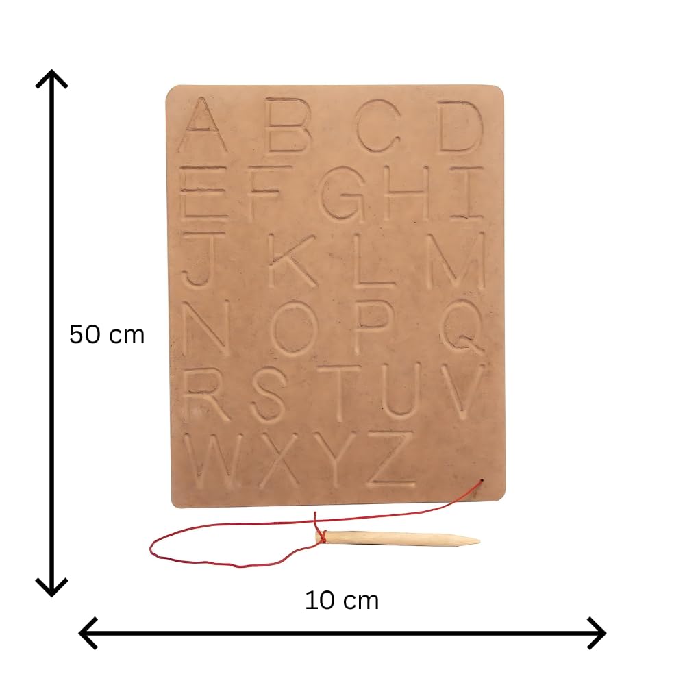LUXURY ARTS Wooden Tracing Board for Kids | Montessori Pre-Writing Practice Board | Fine Motor Skill Development & Handwriting Learning Toy | Eco-Friendly Educational Toy for Toddlers (5) 4