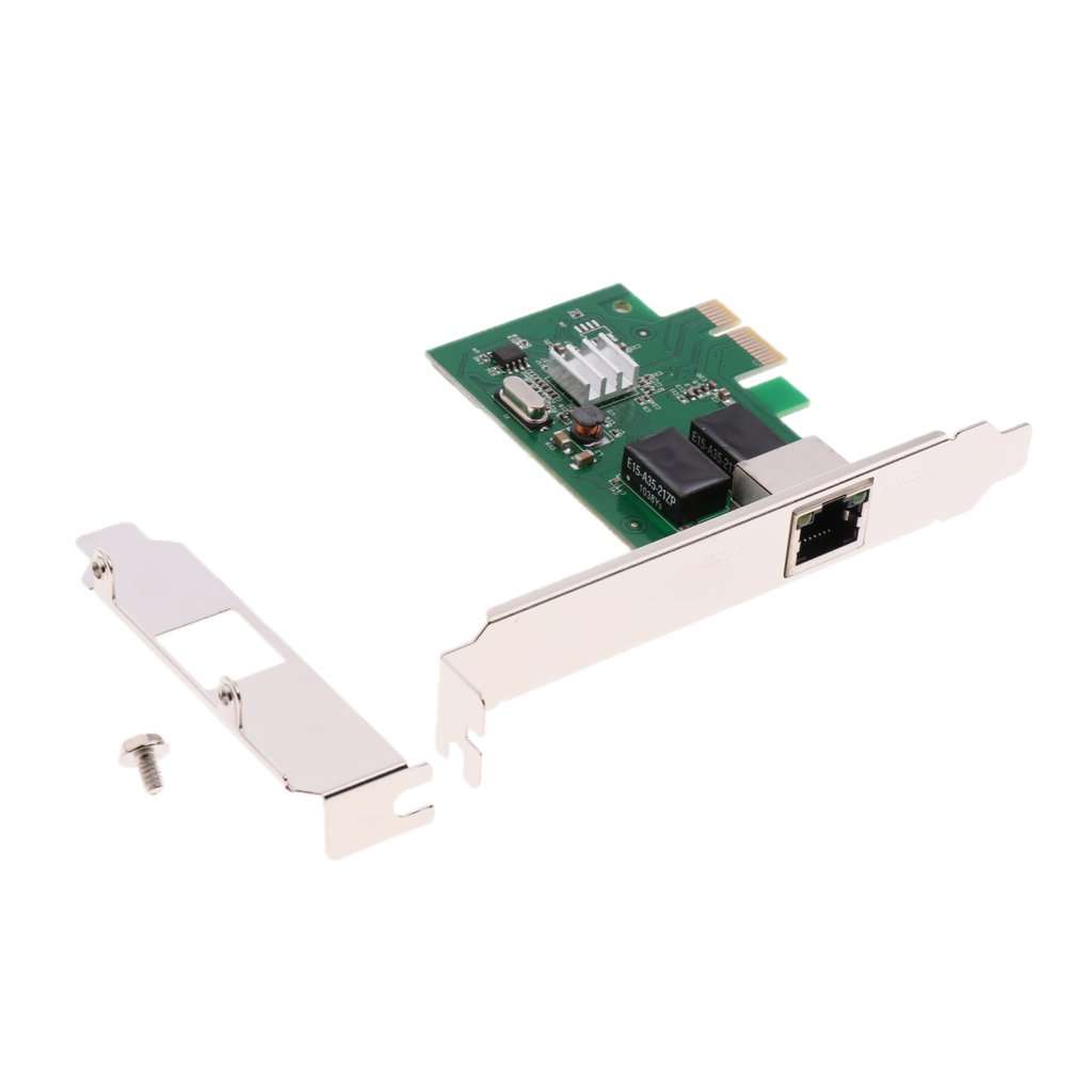 Network Card PCI-E Ethernet 10/100/1000Mbps RJ45 LAN Adapter for Desktop PC 5