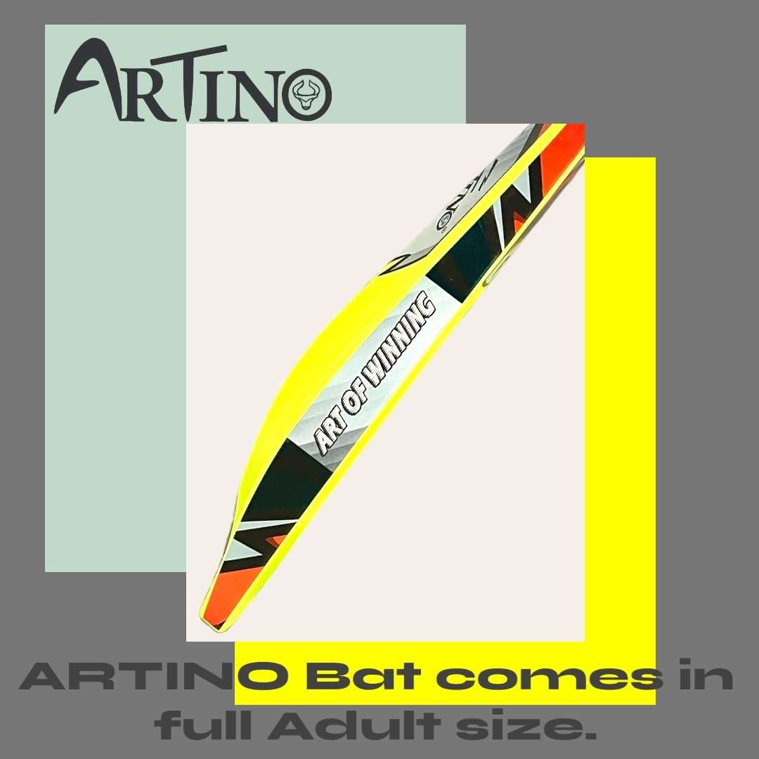 ARTINO Neon Striker Full Size PVC/Hard Plastic Cricket Bat for Age 15+ PVC/Plastic Cricket Bat (800 g) 4