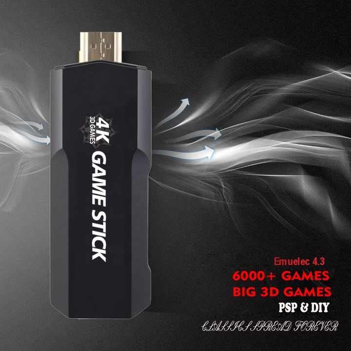 GSH GD10 Super Gamestick 4K HD Game Console For TV With Support Multi Players With Network Download Function Retro Game Player 2