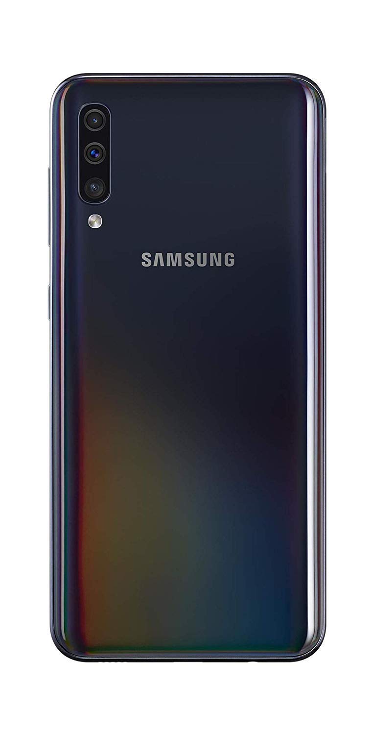 Samsung Galaxy A50 (64GB, 4GB RAM) 6.4" Display, 25MP, Triple Camera, Global 4G LTE GSM Factory Unlocked A505 (Black) (Renewed) 4
