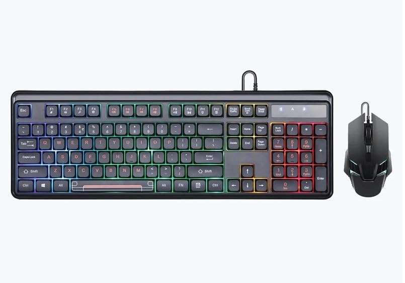 MegaDesk AIO-RX10 Desktop PC Set, Core i5 2400, 8GB RAM, 250GB SSD, RGB Keyboard & Mouse, WiFi, Windows 10 (8-250GB) 5