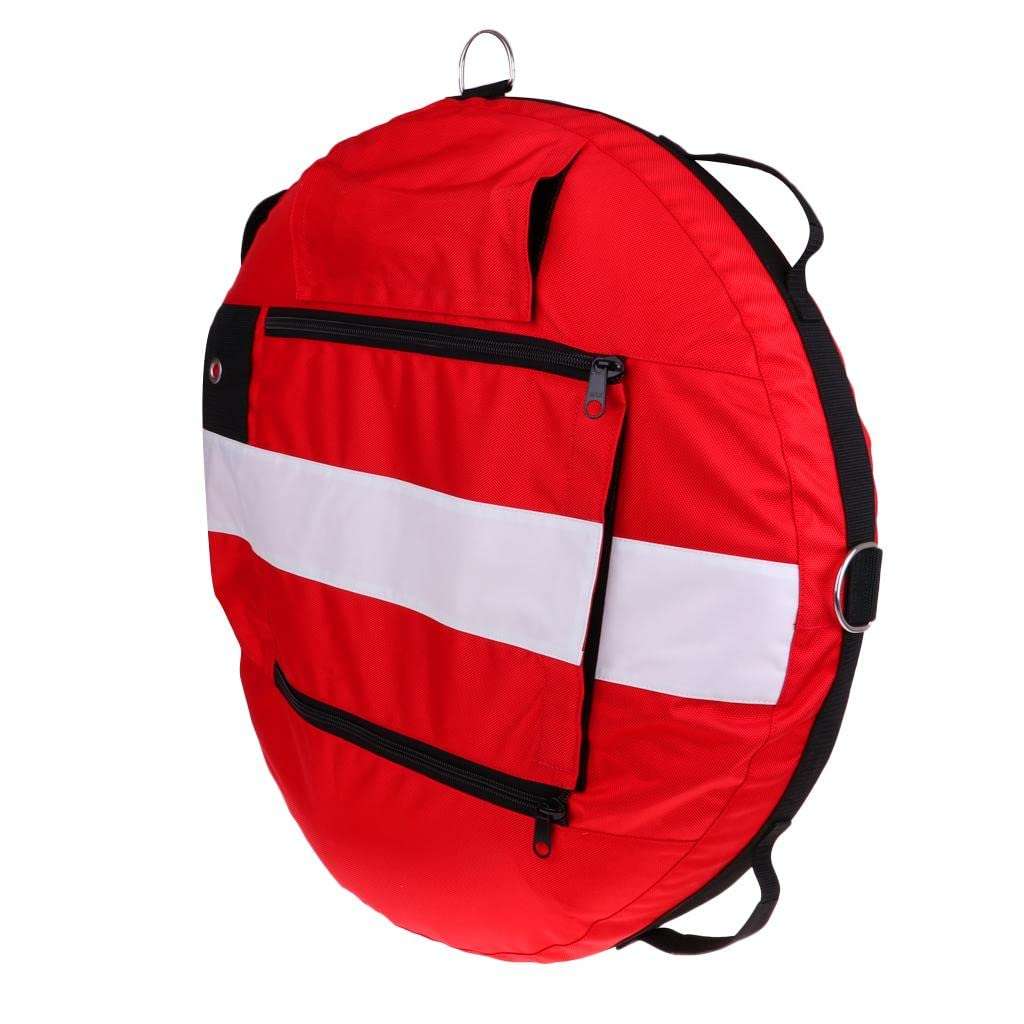 Calandis Freediving Buoy Inflatable Float for Diving, Spearfishing, Snorkeling Red 6