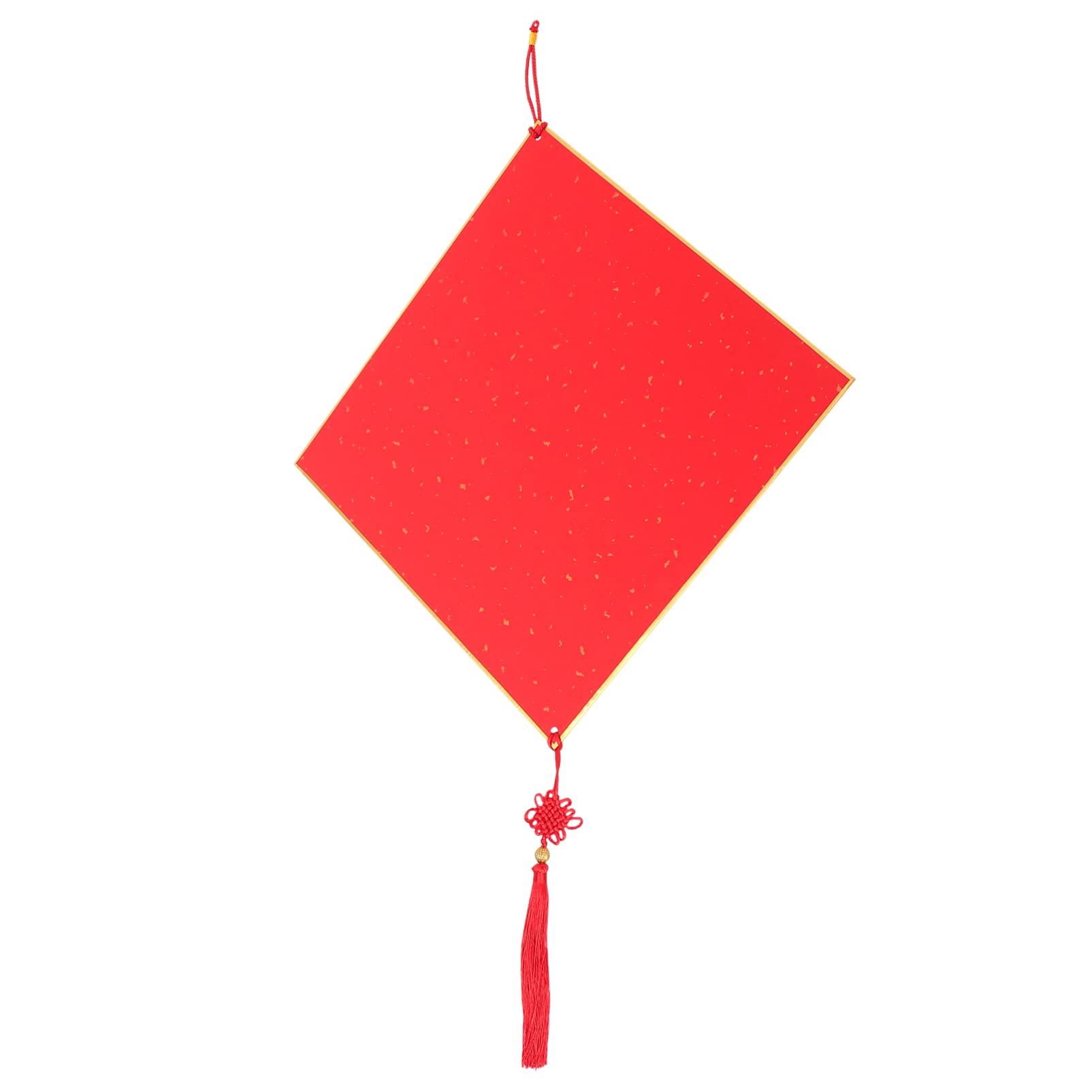 HEALLILY Fu Character Paper Chinese Spring Festival Paper Blank Xuan Papers Red Rice Paper 2022 New Year Party Supplies for New Year