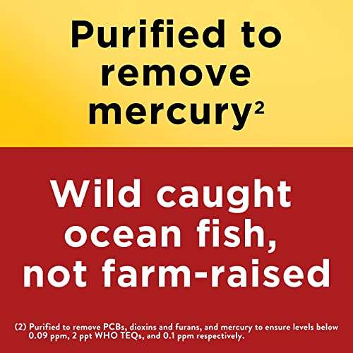 Nature Made Fish Oil Omega 3 Supplements, 1200mg Softgels, Omega 3 Fish Oil for Healthy Heart Support, 100 Softgels, 50 Day Supply 3