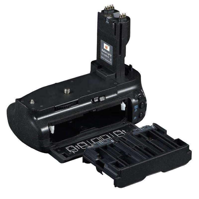 DSTE Pro BG-E7 BGE7 Vertical Battery Grip + 2X LP-E6 LP-E6N Compatible with Canon EOS 7D SLR Digital Camera 6