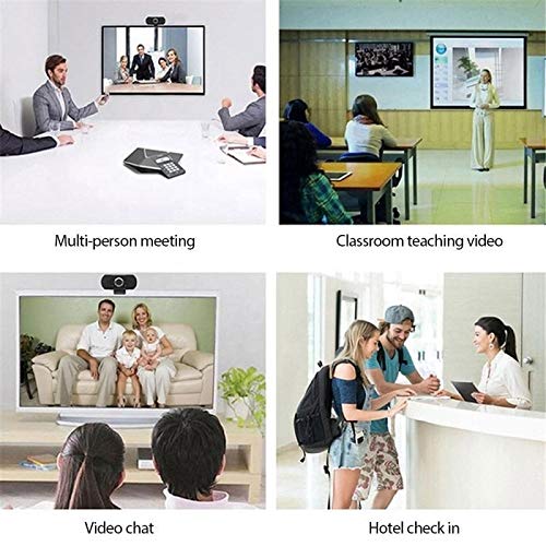 Web Camera 1080P/720P Webcam HD Camera with Built-in HD Microphone USB Rotatable Cameras for Live Broadcast Video Calling Conference Work (Color : 720P) 6