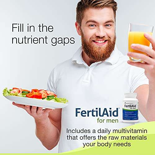 Fairhaven Health FertilAid for Men and Countboost Combo | Prenatal Male Fertility Supplement | Count and Motility Support Pre Conception for Him | Fertility Support Includes L-carnitine, Zinc, Folate 5