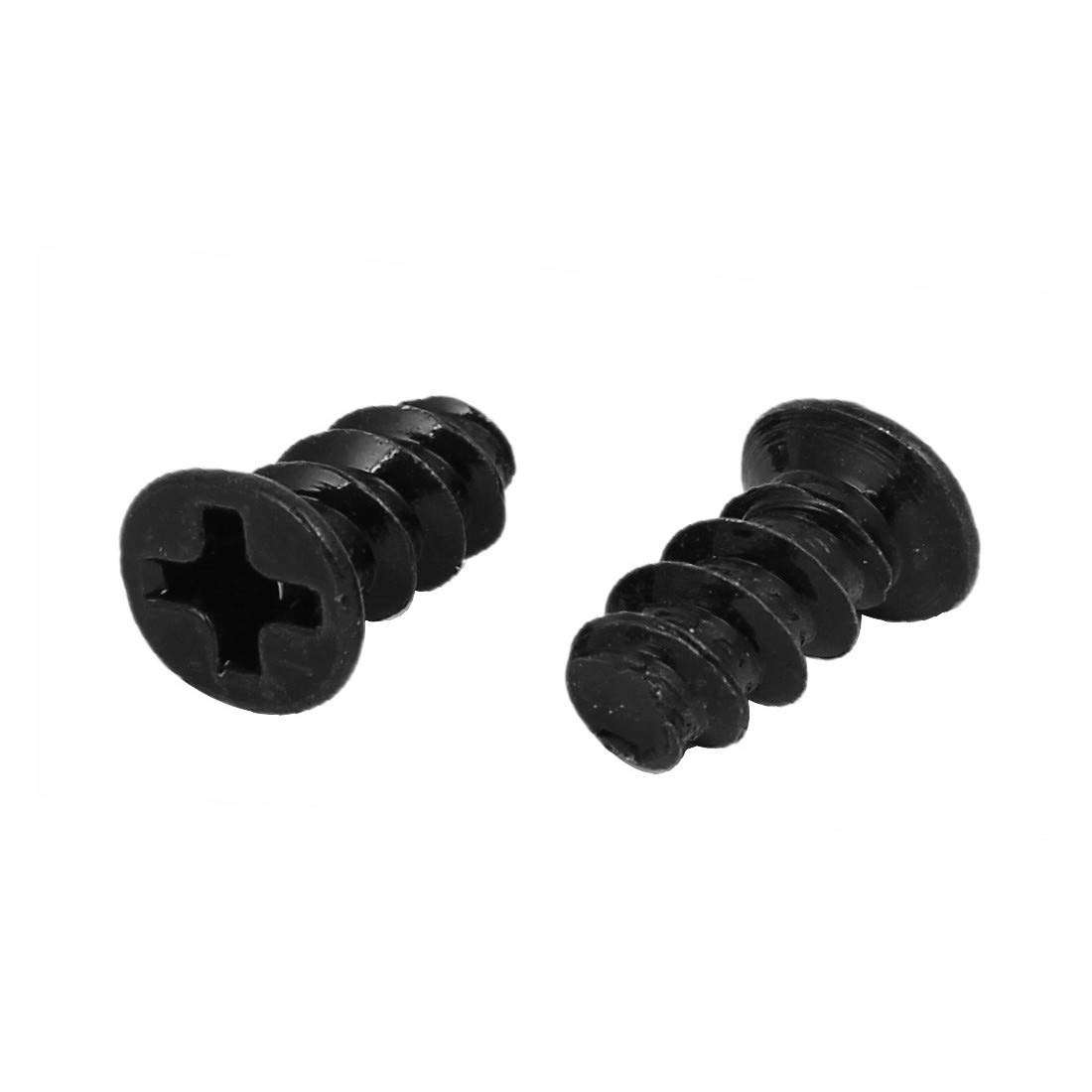 New Lon0167 M4.8 x Featured 10mm Black Zinc reliable efficacy Plated Phillips Computer PC Case Fan Screw 200pcs(id:a2e e2 36 376) 3