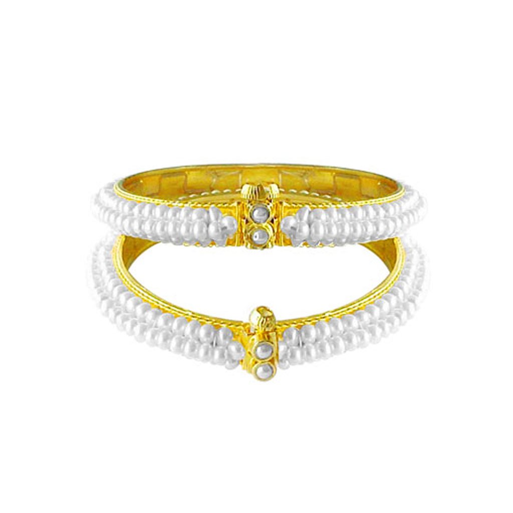 Sri Jagdamba Pearls Dealer Floral Pearl Bangle