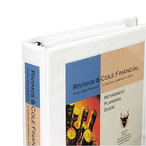 Avery : Framed Presentation EZD Locking View Binder, 1-1/2in Capacity, White -:- Sold as 2 Packs of - 1 - / - Total of 2 Each 6