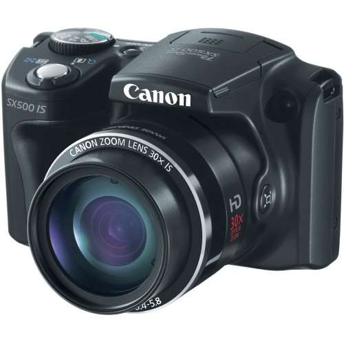 Canon PowerShot SX500 is 16.0 MP Digital Camera with 30x Wide-Angle Optical Image Stabilized Zoom and 3.0-Inch LCD (Black) (Old Model) 4