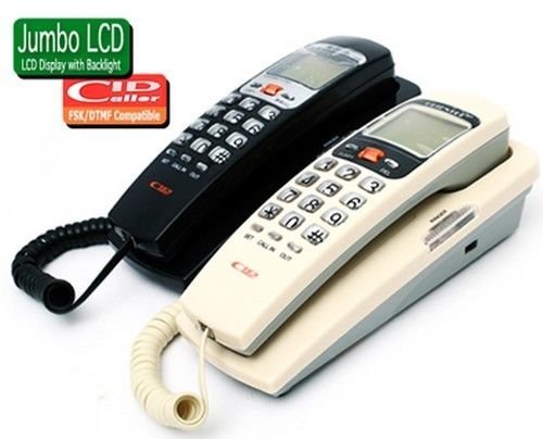 Dxent Digital Corded Landline CID Ringer Telephone - LCD Display Intercom Telephone for Home and Office use (KX-T1555) 3