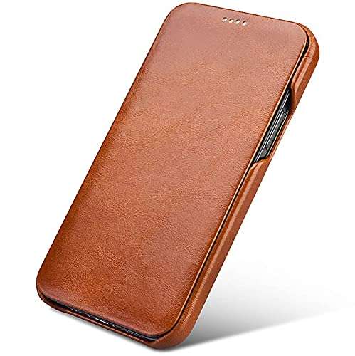 HARITECH Royal Leather Magnetic Flip case for iPhone 16 Brown 6