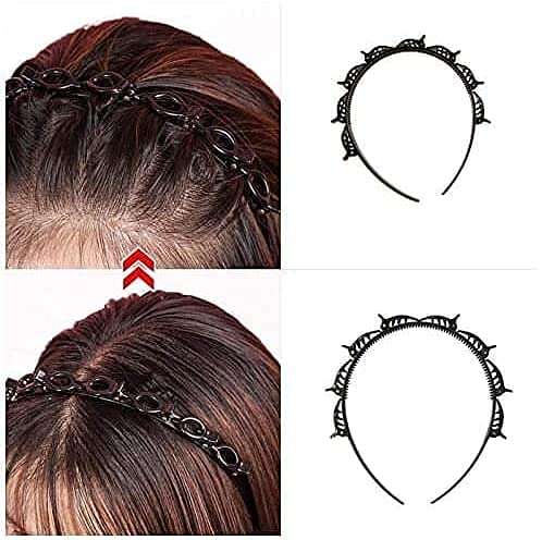 Neelam Forever HairPin Clips for Perfact Girl and Lady Double Bangs Hairpins Hair Tool Hairstyle Hairband with Alligator Clips for Makeup (Pack of 2) 5