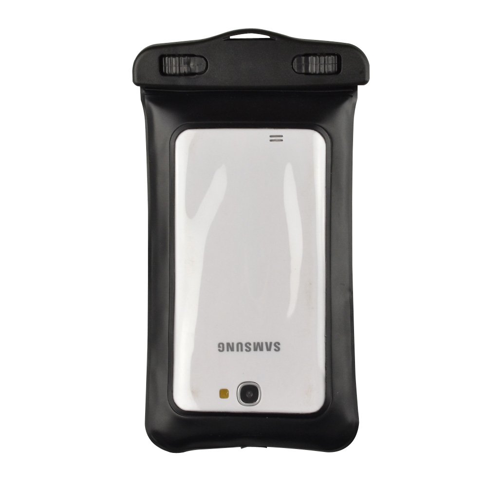 Floating Waterproof Cell Phone Case Dry Bag Pouch for Alcatel 1SE 3X 3L 1S 1V 1B 2020, Avalon V, 1s, IdealXtra (Black) 3