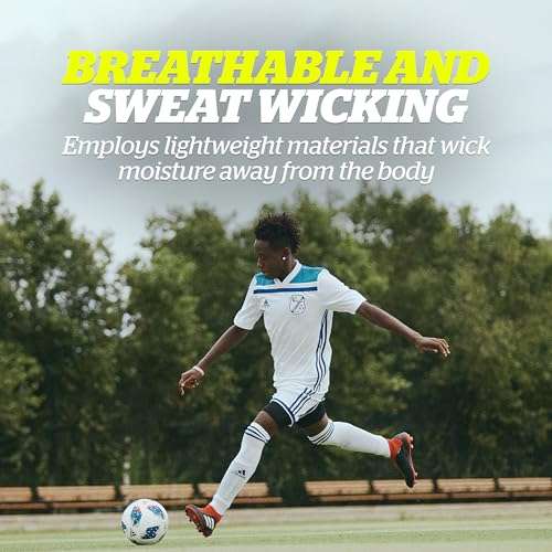 Storelli BodyShield Leg Guards, Premium Compression Shin Guard Sleeves for Soccer Players, Impact Protection, UV-Resistant, Sweat-Wicking, Unisex, 1 Pair, Black, Youth Medium 4