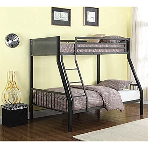 Austin International Twin/Full Loft Bunk Bed with Ladder Without Mattress