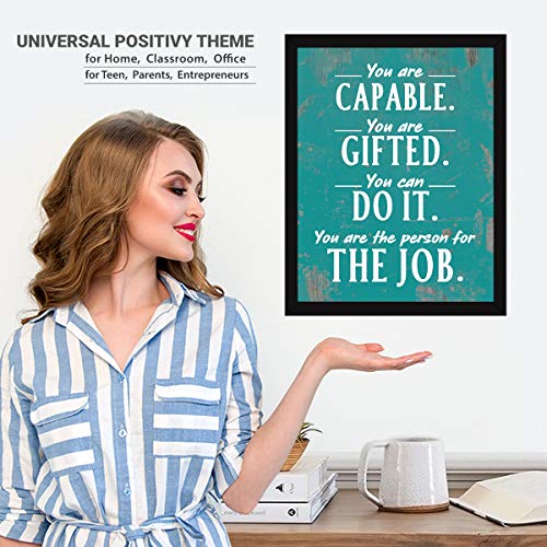 Chaka Chaundh - Office Quotes Frames - Motivational Quotes Wall Frames for Office - HR, Job, Employed Quotes Framed Posters Job Business Quotes Wall Frame - Office Quotes Poster - (13.6 X 10.6 Inches) 6