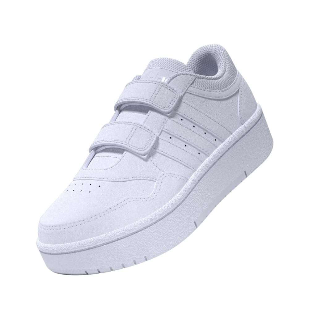 adidas Unisex-Kids Hoops 3.0 Bold, White/White/White, 5 5