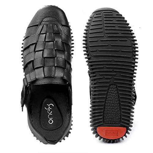 ONE8 Select By Virat Kohli Black Wingman Sandals 3