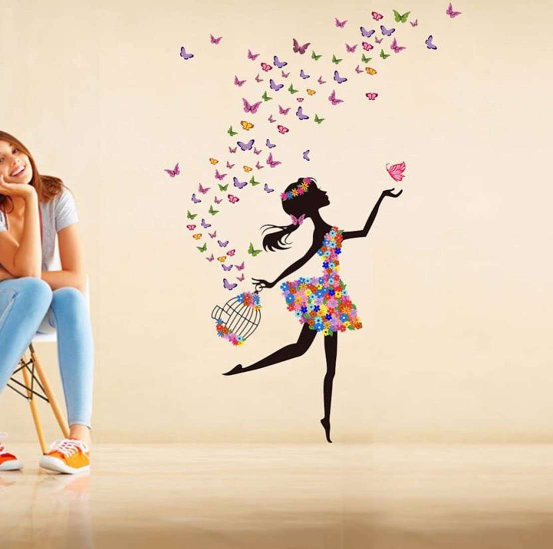 Self Adhesive VinylWaterproof Decorative Wall Stickers for Hall, Bedroom, Kitchen and Furniture 3