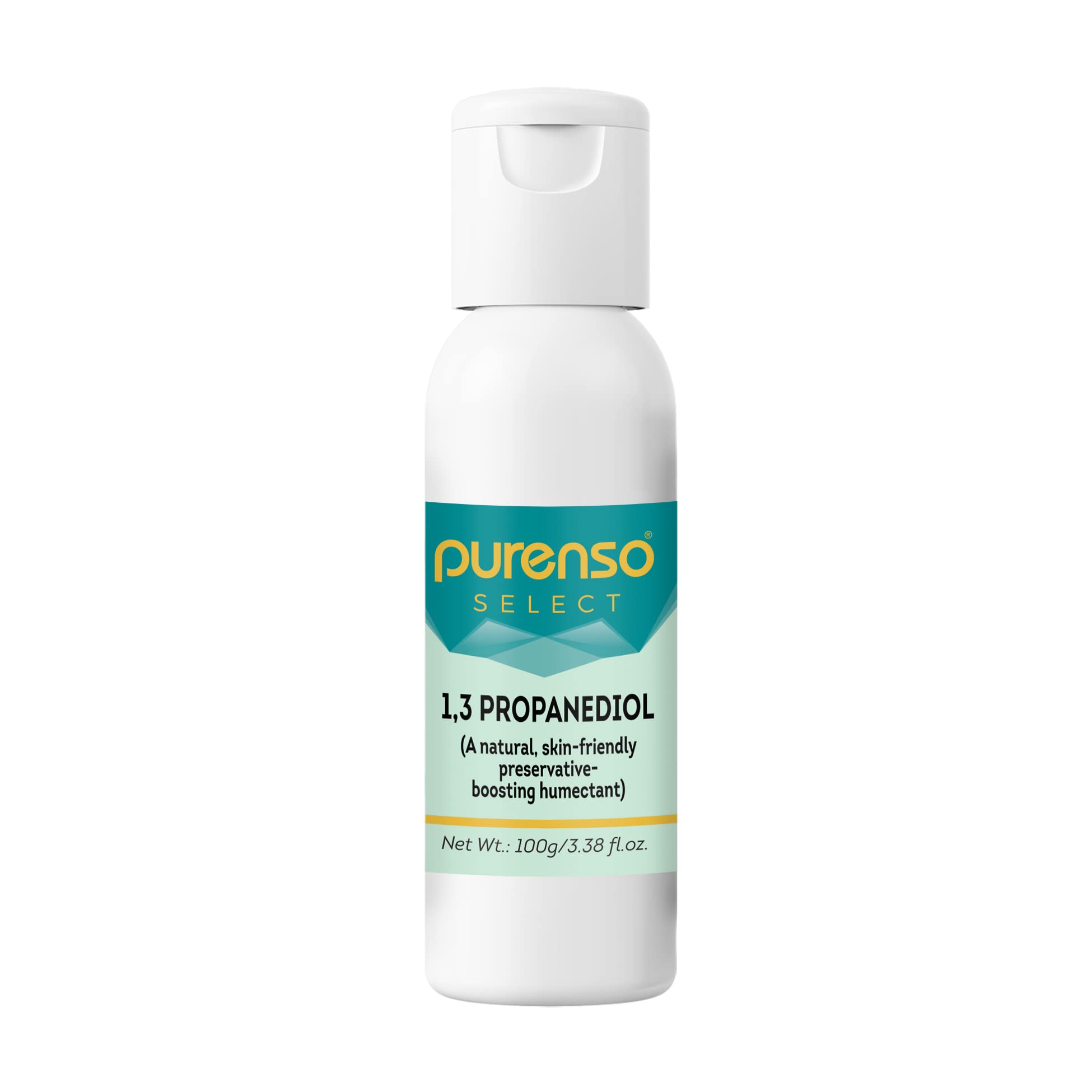 Purenso Select - 1,3 Propanediol/Propanedial, 100g | For Lotion, Cream Making & Cosmetic Formulation | Cosmetic Grade