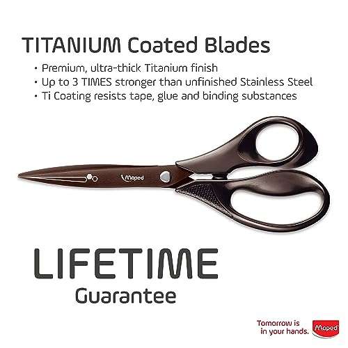 Maped Titanium 21cm Scissor (Black) 2