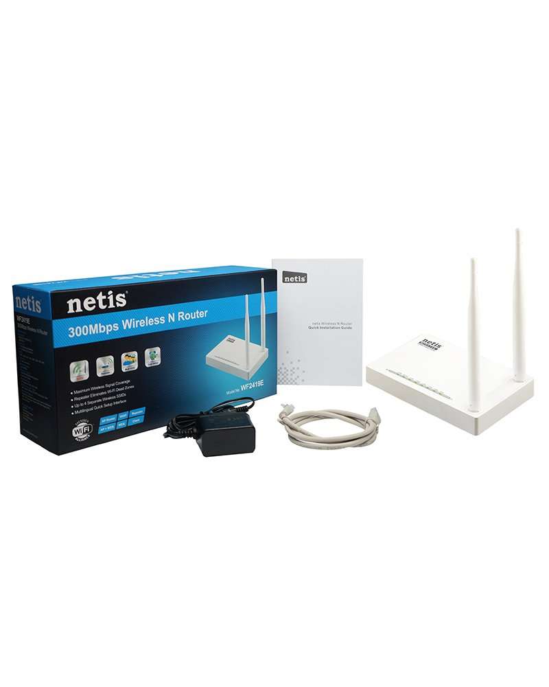 Netis DL4323 300Mbps High-Speed Wireless N ADSL2 and Modem Router Combo | 4-Port NAT Router and Wireless N Access Point with High Gain Antenna 4