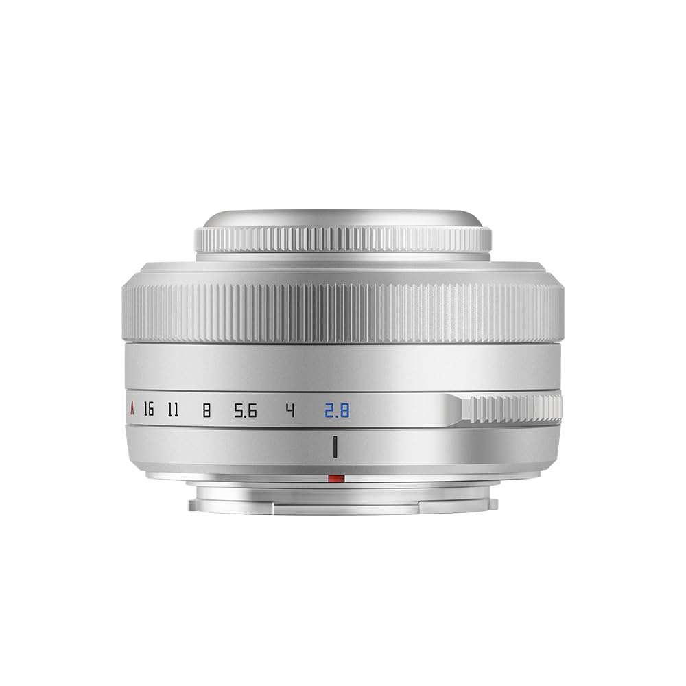 TTArtisan AF 27mm F2.8 XF Auto Focus APS-C Camera Lens Compatible with XF-Mount Cameras X-A Series, X-T Series, X-E Series, X-Pro Series, X-S Series, X-M Series, X-H Series (Silver) 1