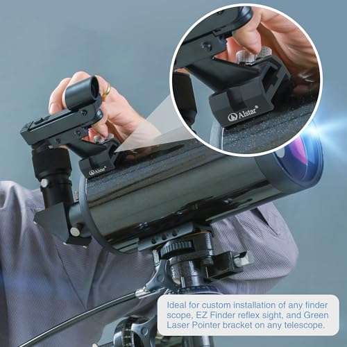Alstar Universal Dovetail Base for Finder Scope - Ideal for Installation of Finder Scope, Green Laser Pointer Bracket 3
