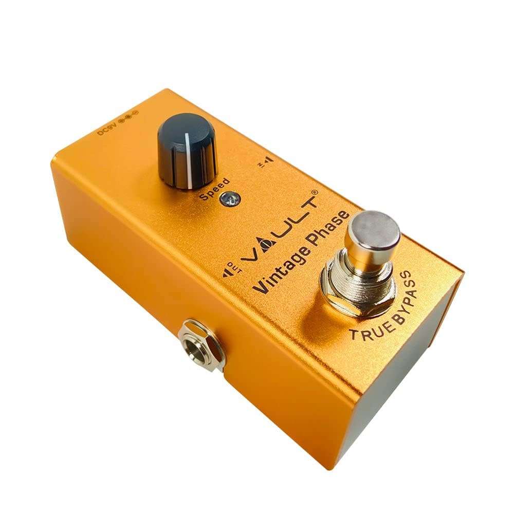 Vault Looper, Compressor, Reverb, Vintage Phase and Tremolo Guitar Effects Pedal (Pack of 5) 6