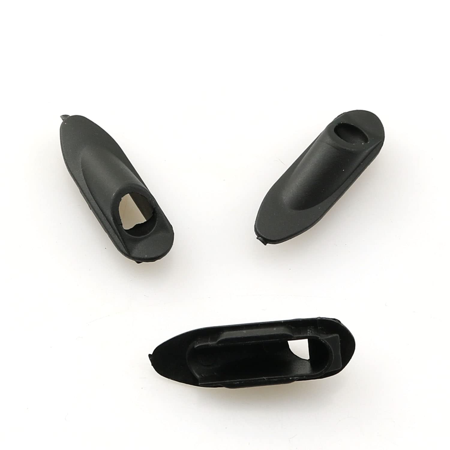 JCBIZ 12pcs Bike Line Pipe Clamp Bike Grommets Brake Shifter Line Single Hole Housing Fixed Device Frame Embedded Brake Shifter Line Pipe Cable Tube Buckle Over The Line Card 3