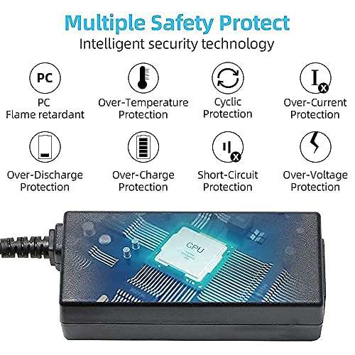 Procence Laptop Charger Adapter for Dell Inspiron vostro Latitude 3300 19.5V 4.62amp 90w Adapter (Pin Size 7.4 x 5.0 mm) BIS Certified Laptop Charger Power Cord Included 4