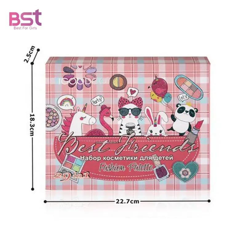 Toyfinity Kitty Beauty Makeup Set for Girls Toy Non Toxic usable Makeup Beauty Set Toy Easily Removable Girls Make up Toy Set Pink Beauty Best Toy for Girls Baby Toys for Girls 6