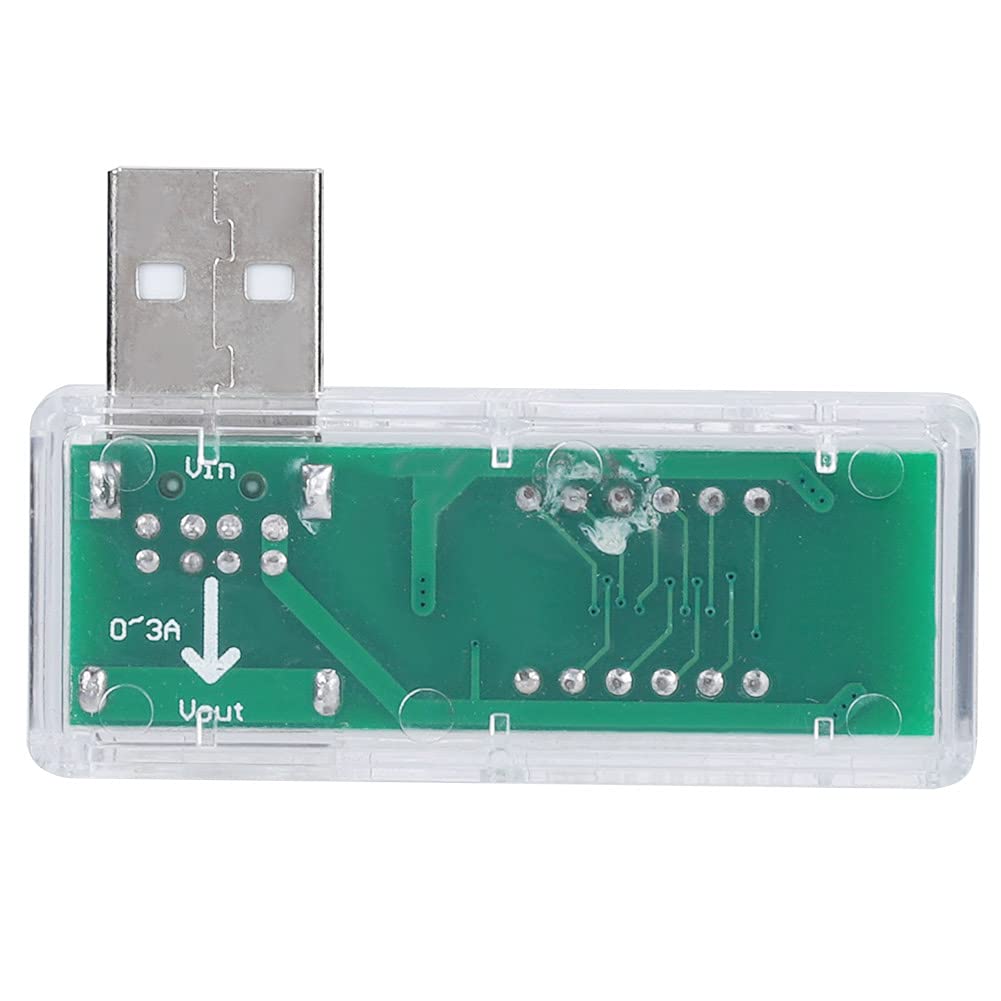 Mavaol 2 Pieces USB Detector Voltage Current Tester Voltmeter Ammeter Portable for Mobile Phone Users (Weiß) 4