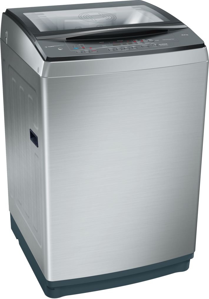 Bosch 10kg Fully Automatic Top Loading Washing Machine (WOA106X0IN, Inox)